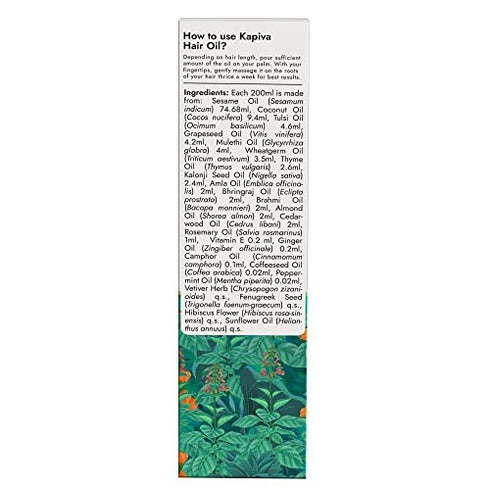 Kapiva Ayurveda Hair Rituals Tulsi Anti Hairfall Oil